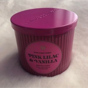 NEW Unburned BBW Pink Lilac and Vanilla Candle
